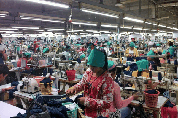 Cambodia Factory Interior 2
