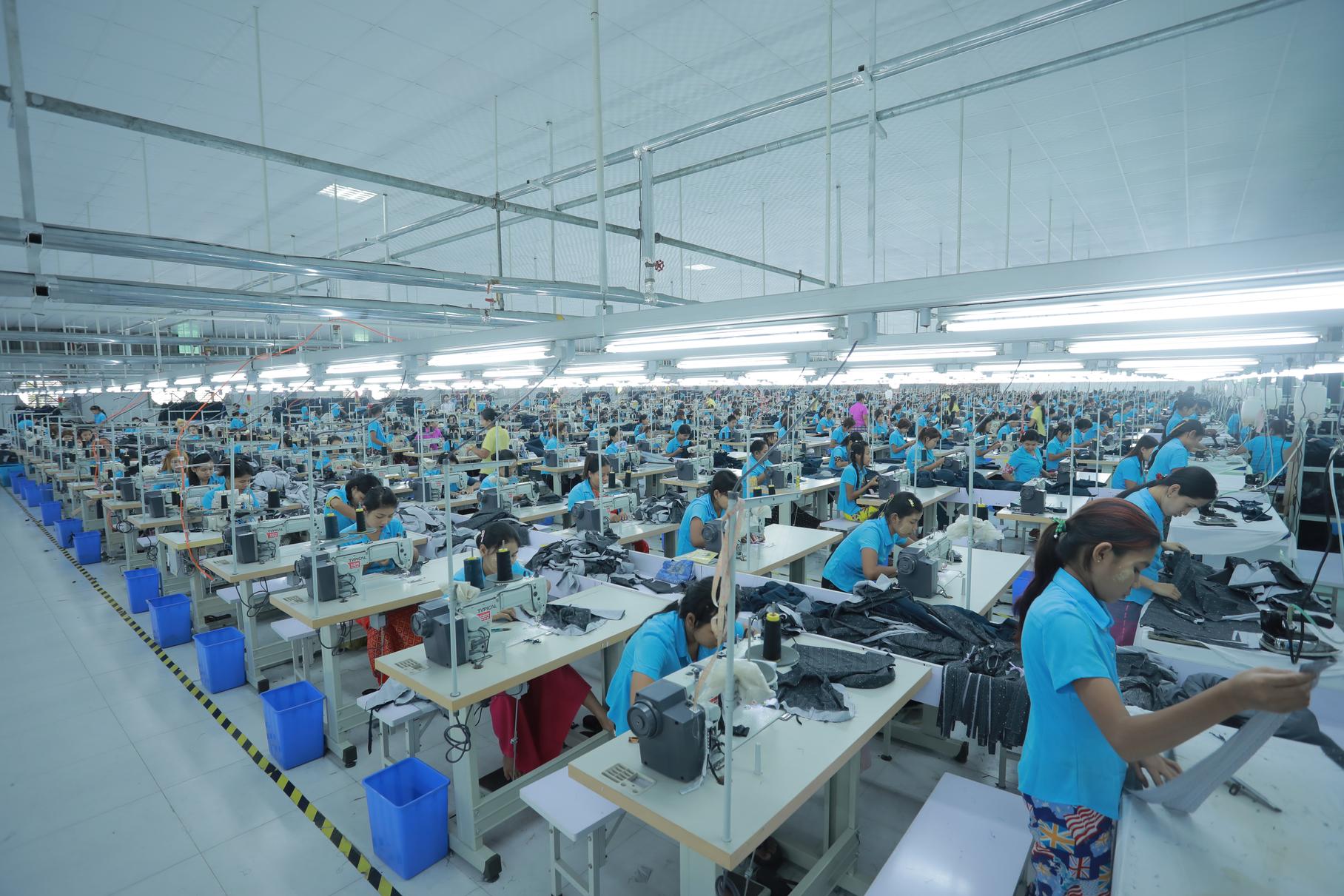 Myanmar Factory Interior 2